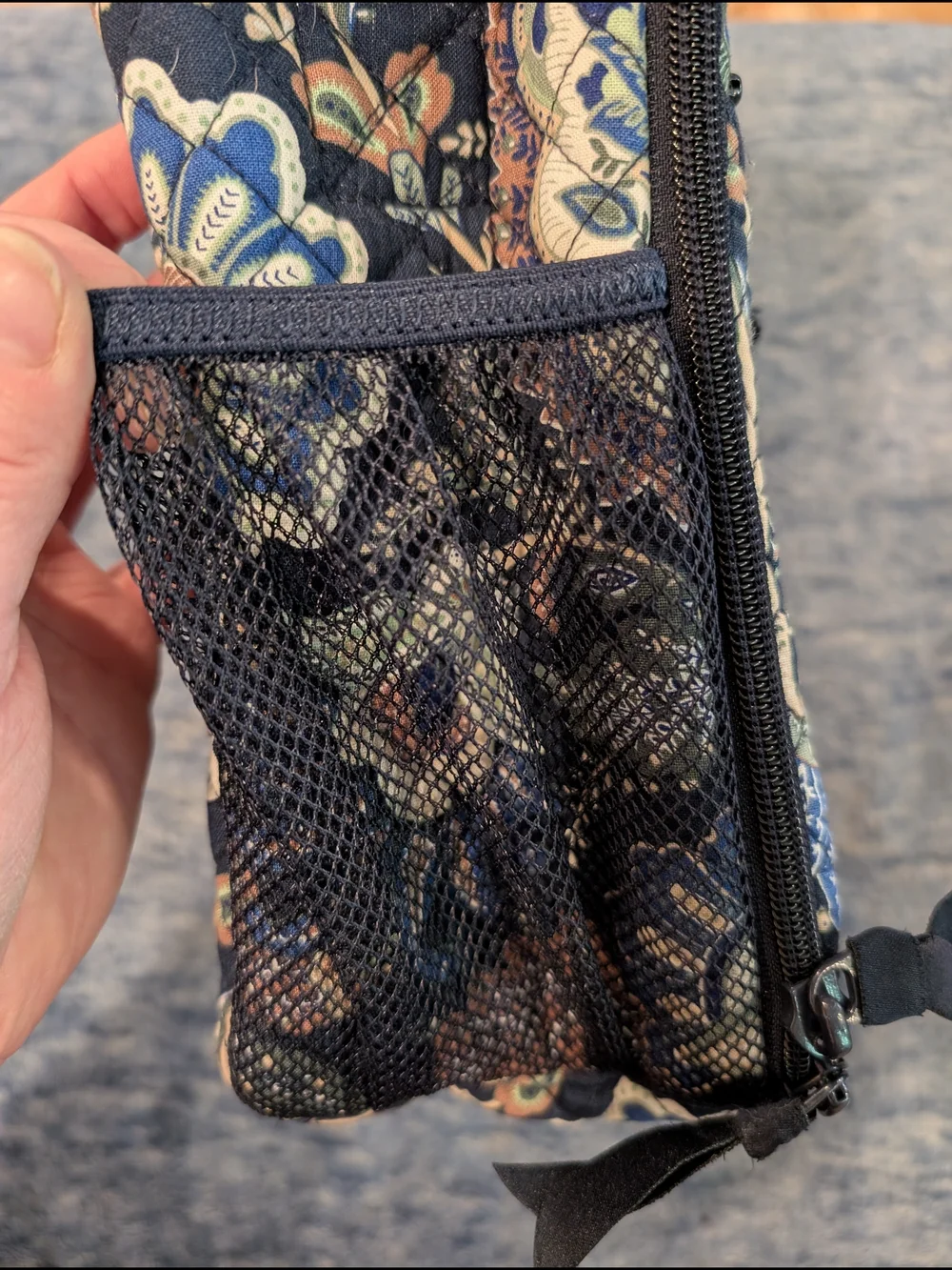 Vera Bradley Insulated Navy Camofloral Lunch Bag